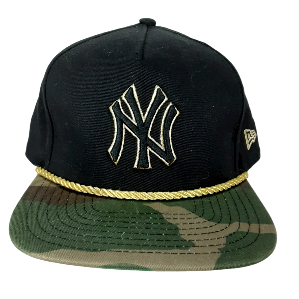 New York Yankees Camo Military Snapback Hat